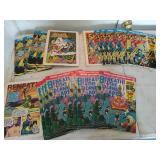 Comic books, for books and record sets including