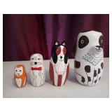 Puppy dog nesting dolls 5.5"