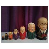 Hand-painted nesting dolls
