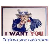 PLEASE PICK UP YOUR ITEMS !!!!