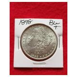 1898 Morgan silver dollar BU+