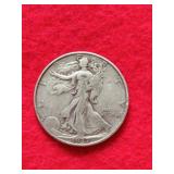 1937 walking liberty half dollar