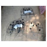 Wire garden trellis/border