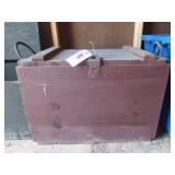 Wooden ammo box 16 x 14 x 23
