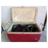 Igloo cooler full of welding supplies / cutting