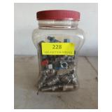 Container of AN fittings/hydraulic fittings