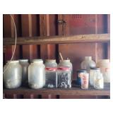 Lots of galvanized fittings shelf contents