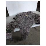 Liberty thermal hunting jumpsuit, has patches,
