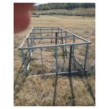 Making of a hog trap galvanized material 6 ft by