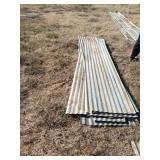 24 pieces heavy corrugated tin 11 ft 2