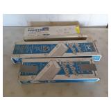 Two under counter lights, 24 in and 18 in, and