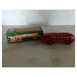 Ertl red Texaco "doodlebug" coin bank with