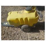 24 gallon spray tank on wheels