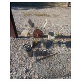 Aluminum paddle wheel 24-in, deer feeder parts