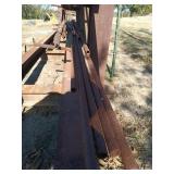 23 pieces of sorted sucker rod tubing solid s