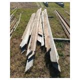 Pile of used 2x6s 8 to 16 ft long