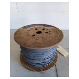 Red Brand galvanized electric fence wire, close