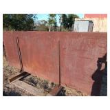 48 inch by 10 in X 3/16 in metal plate