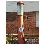8ï¿½1/2 ft visible Texaco gas pump, missing top