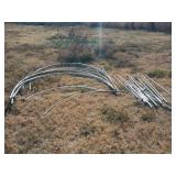 9 aluminum 1 in square tubing hoops for