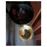 Large tub of screws nuts and bolts, bucket of