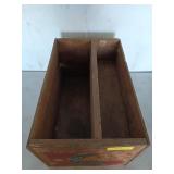 Old wooden box with partition, fruit crate?, 10