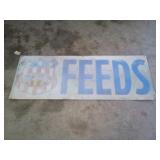 MFA metal feed sign 24x66