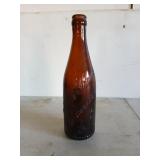 Otto H Krause Hackensack Brown bottle, 9 in