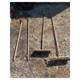 Two rakes and two rooms