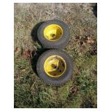 Two John Deere Wheels 16 x 6.5 - 8