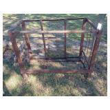 Small square bale feeder