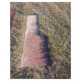 Plate steel dimensions in picture