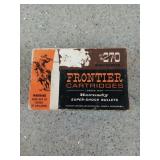 20 rounds Hornady 270 Winchester