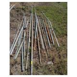 Assorted conduit and aluminum pipe