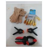 Two pairs of work gloves, new and like new, and