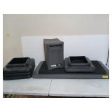 Aerobic step platform with risers and other