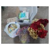 Tote filled with nice craft supplies, including