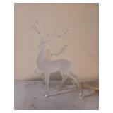 Acrylic frosted reindeer, 12x10 in
