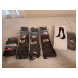 Seven new pairs of compression socks, fits men