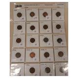 20 wheat pennies from 1926 to 1947, see photo