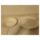 Homer Laughlin Arcadia serving platter and bowl,