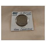 1958 German 2 Deutsche Mark