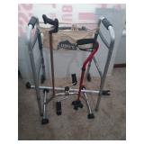 A walker, to canes, a door security jam, and a