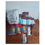 Leftover covid supplies, including face masks,