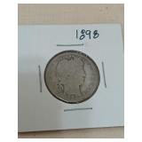1898 Barber quarter