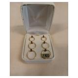 14 karat three hoop earring set from JCPenney