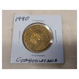 1990 commemorative token / Pope John Paul II, 24