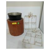 12 inch decorative wooden flower pot cover, and