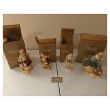 Four Winter Promenade Demdaco Christmas