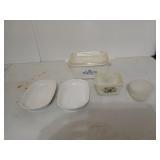 Assorted dishes / bakeware, by corelle,